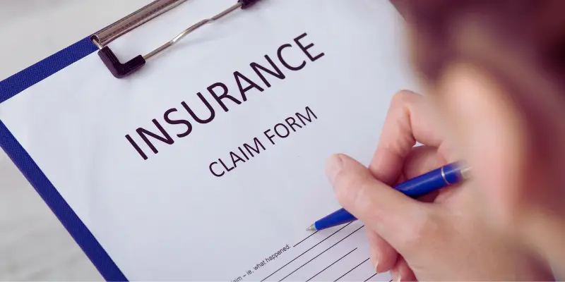 insurance claim paperwork
