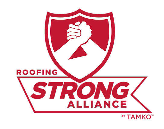 Roofing Strong Alliance by TAMKO Logo